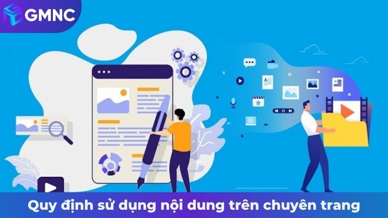 Quy định sử dụng nội dung trên chuyên trang